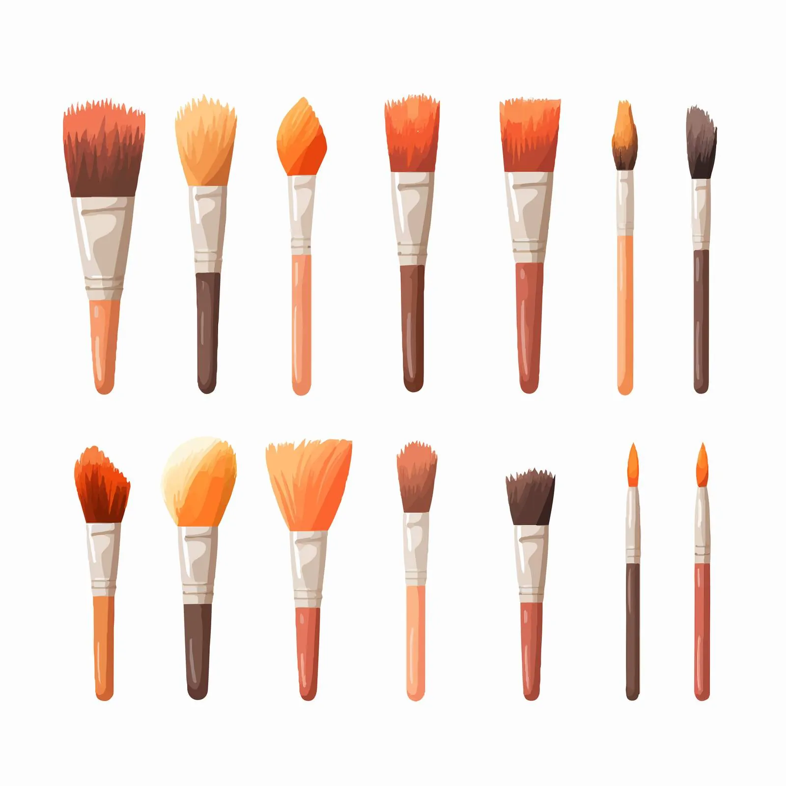 DIY Painting Tools and Brush Kit for Artists — free download from Dotvec