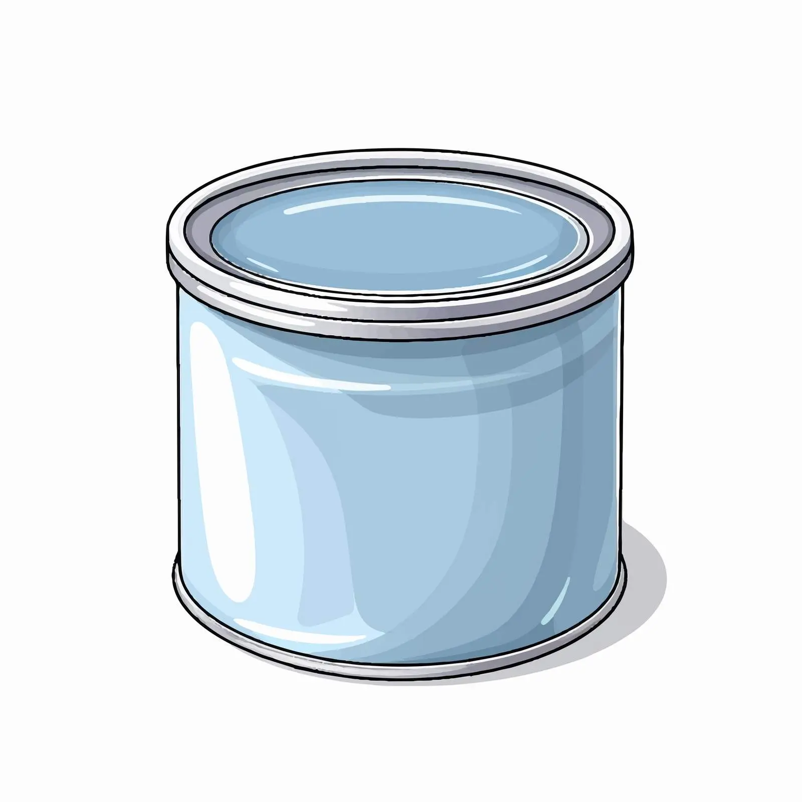 Line Art Vector of Isolated Paint Can — free download from Dotvec