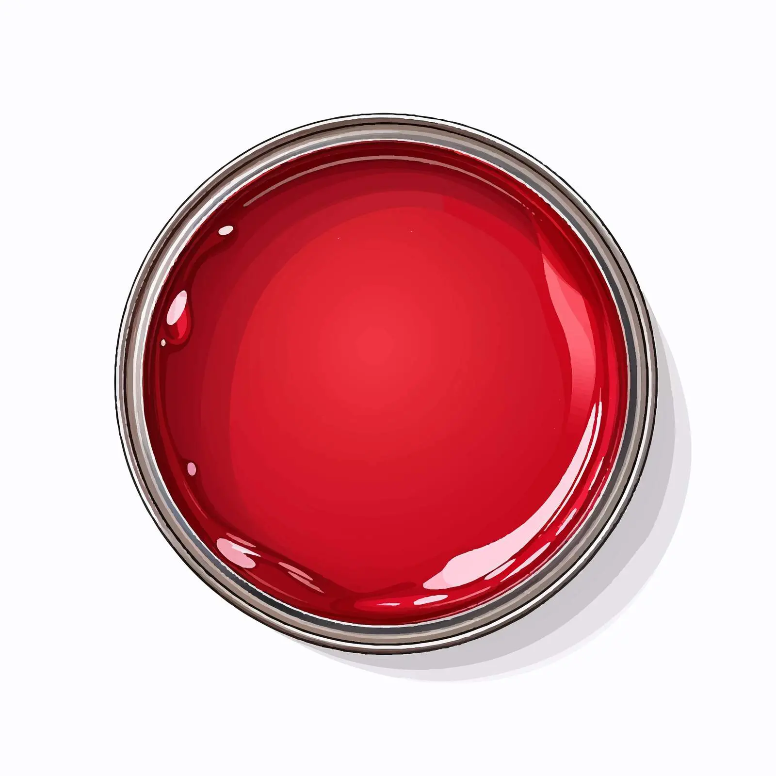 Paint Can Vector Illustration on White Background — free download from Dotvec