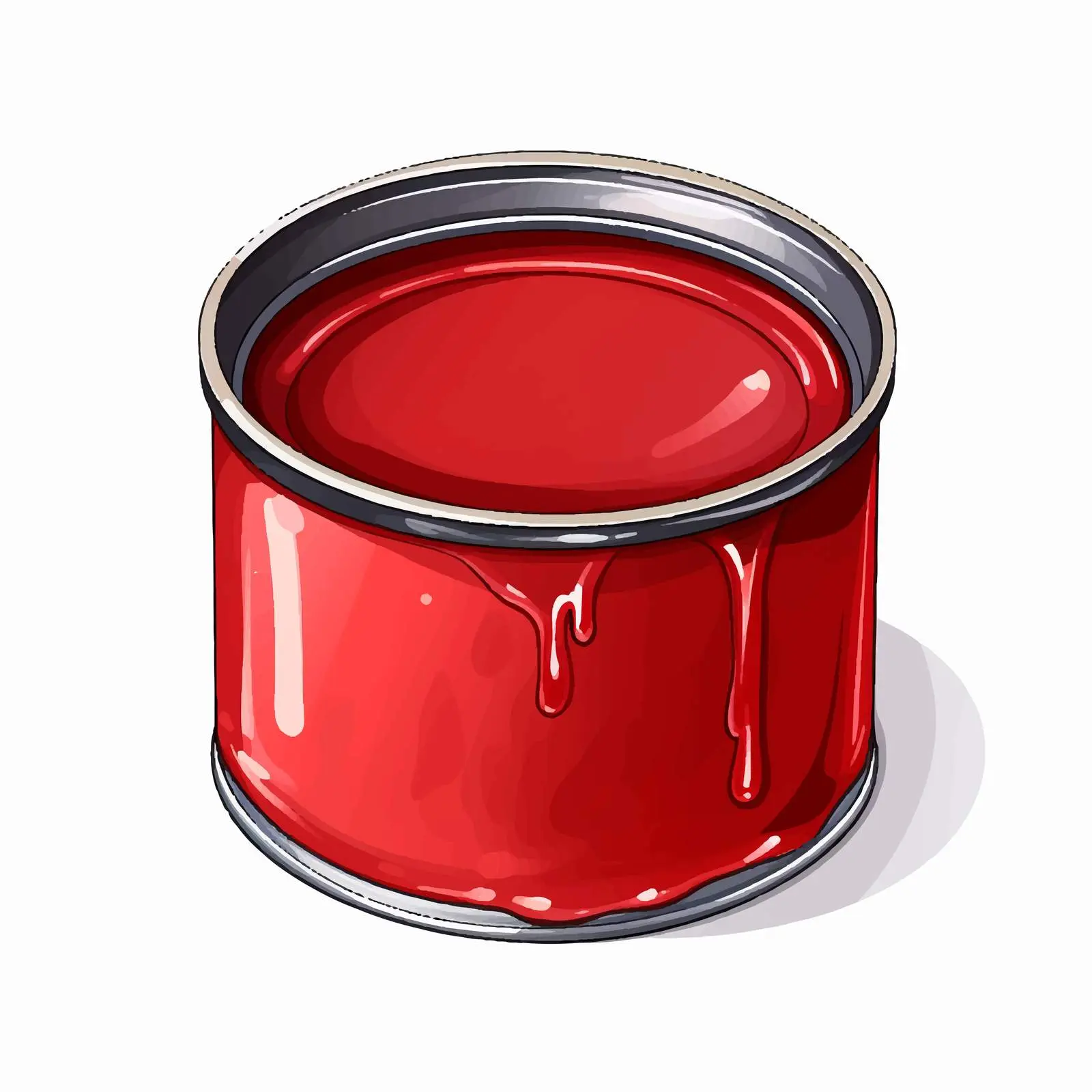 Isolated Paint Can Vector Illustration on White Background — free download from Dotvec