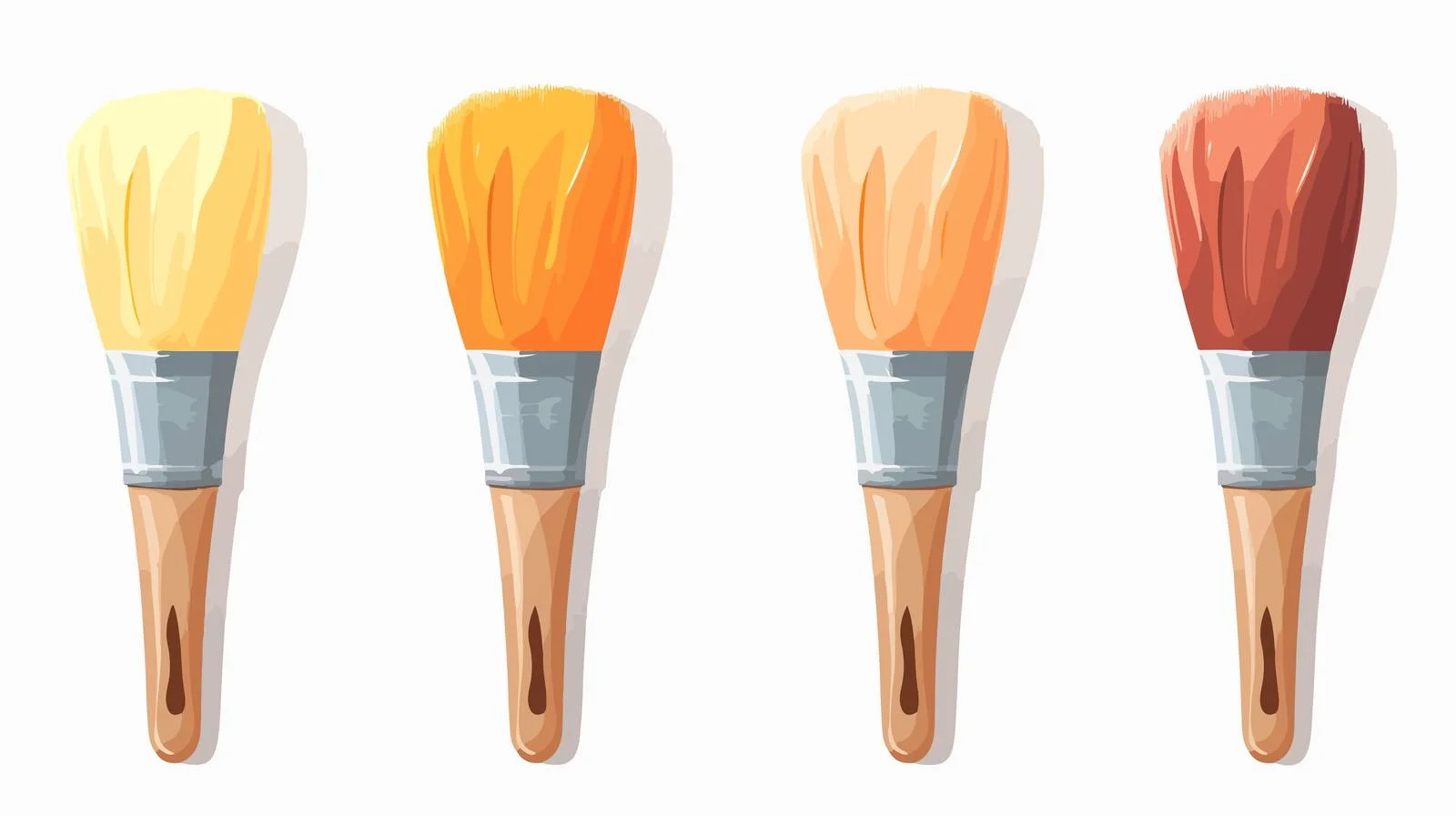 High-Quality Cartoon Paint Brush — free download from Dotvec