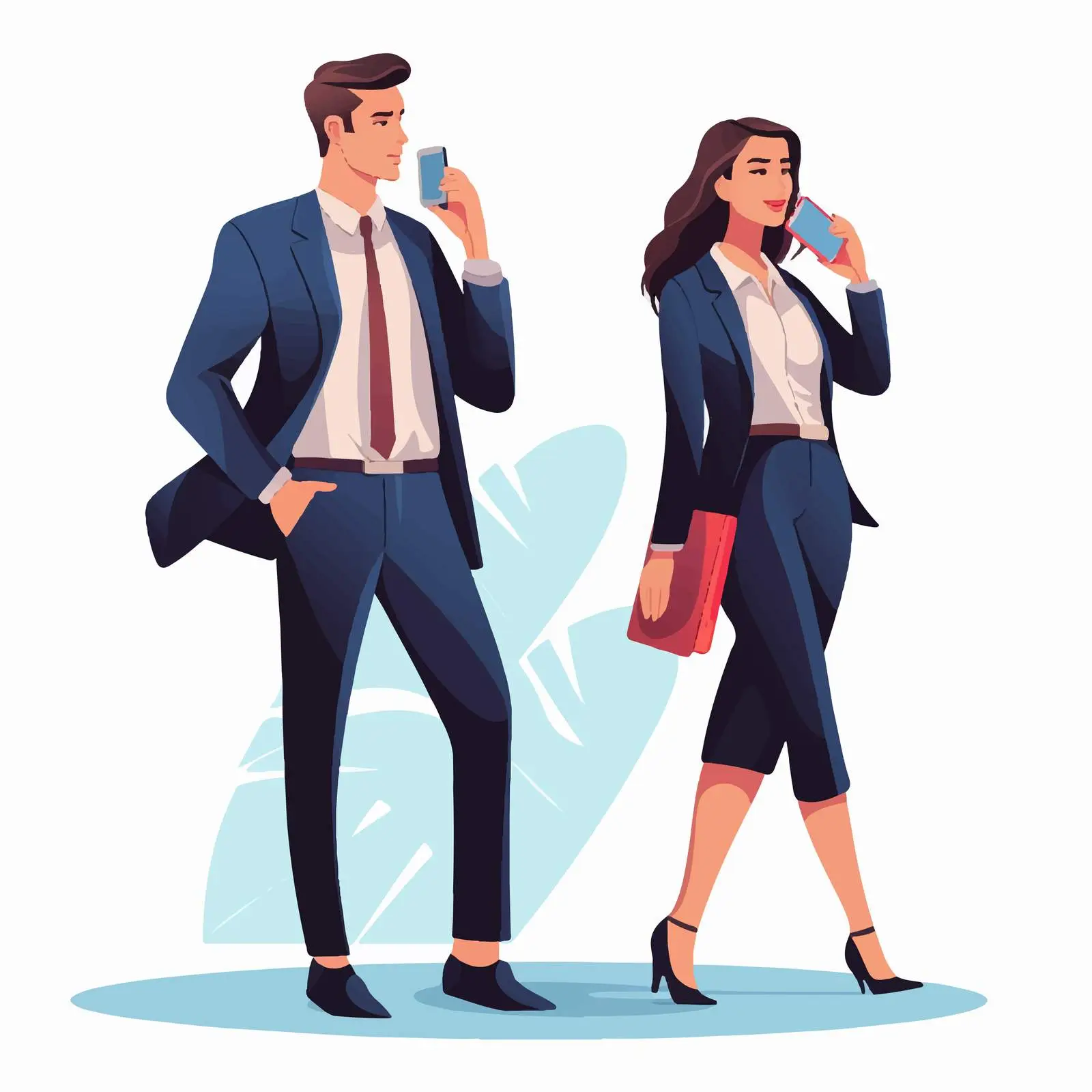 Businessmen Engaged in Professional Discussion — free download from Dotvec