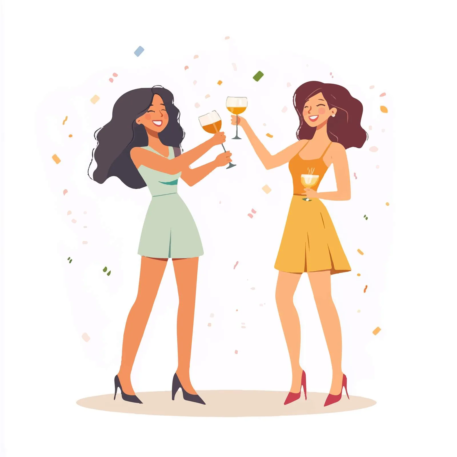 Joyful Women Celebrating Birthday Together — free download from Dotvec
