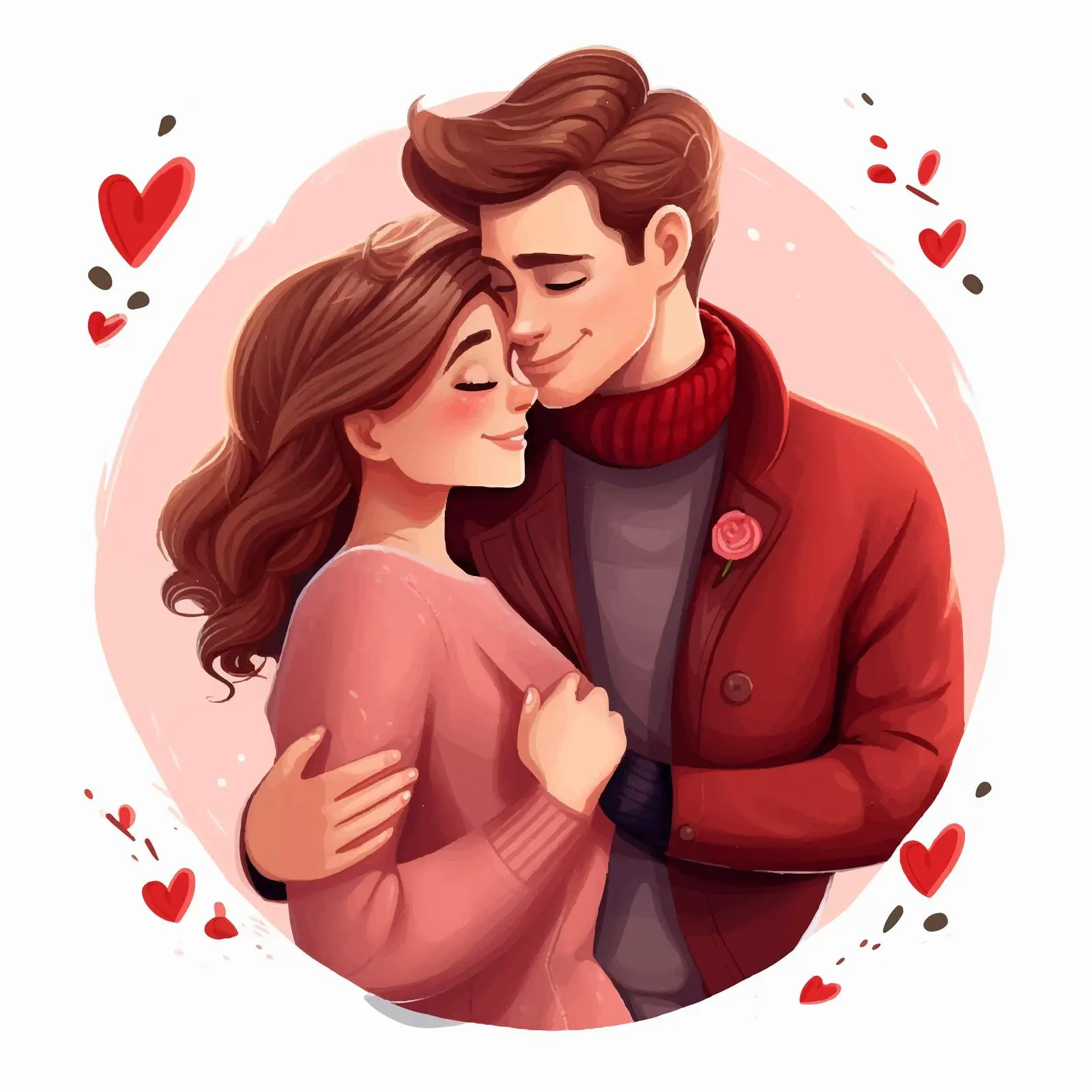 Couple in Love for Valentine's Day — free download from Dotvec