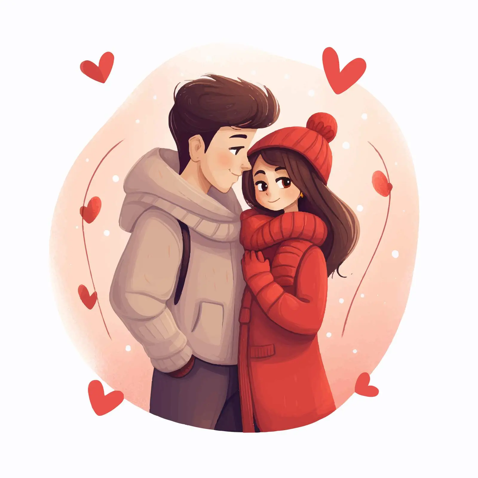 Couple in Love for Valentine's Day — free download from Dotvec