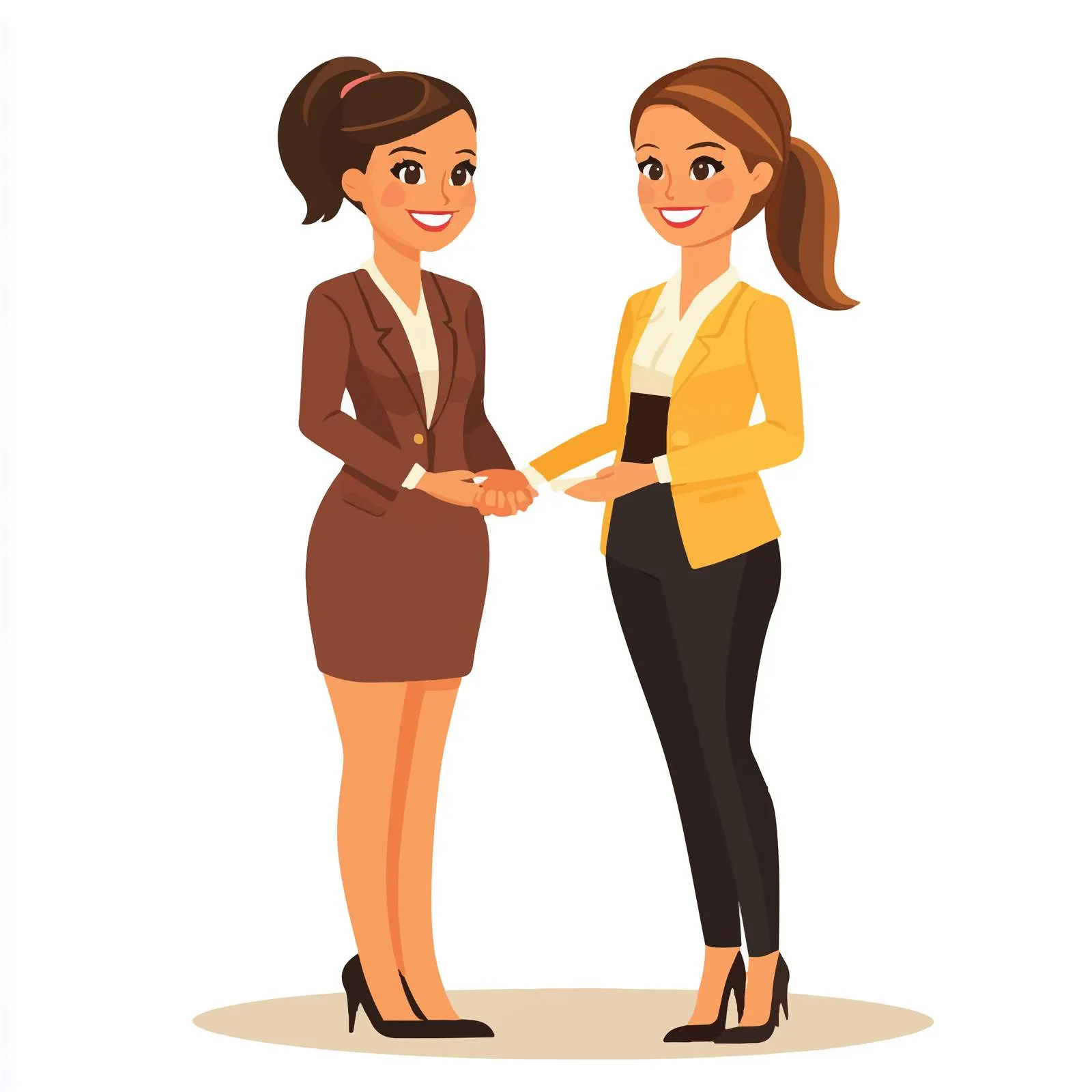Smiling Women in Business Attire — free download from Dotvec