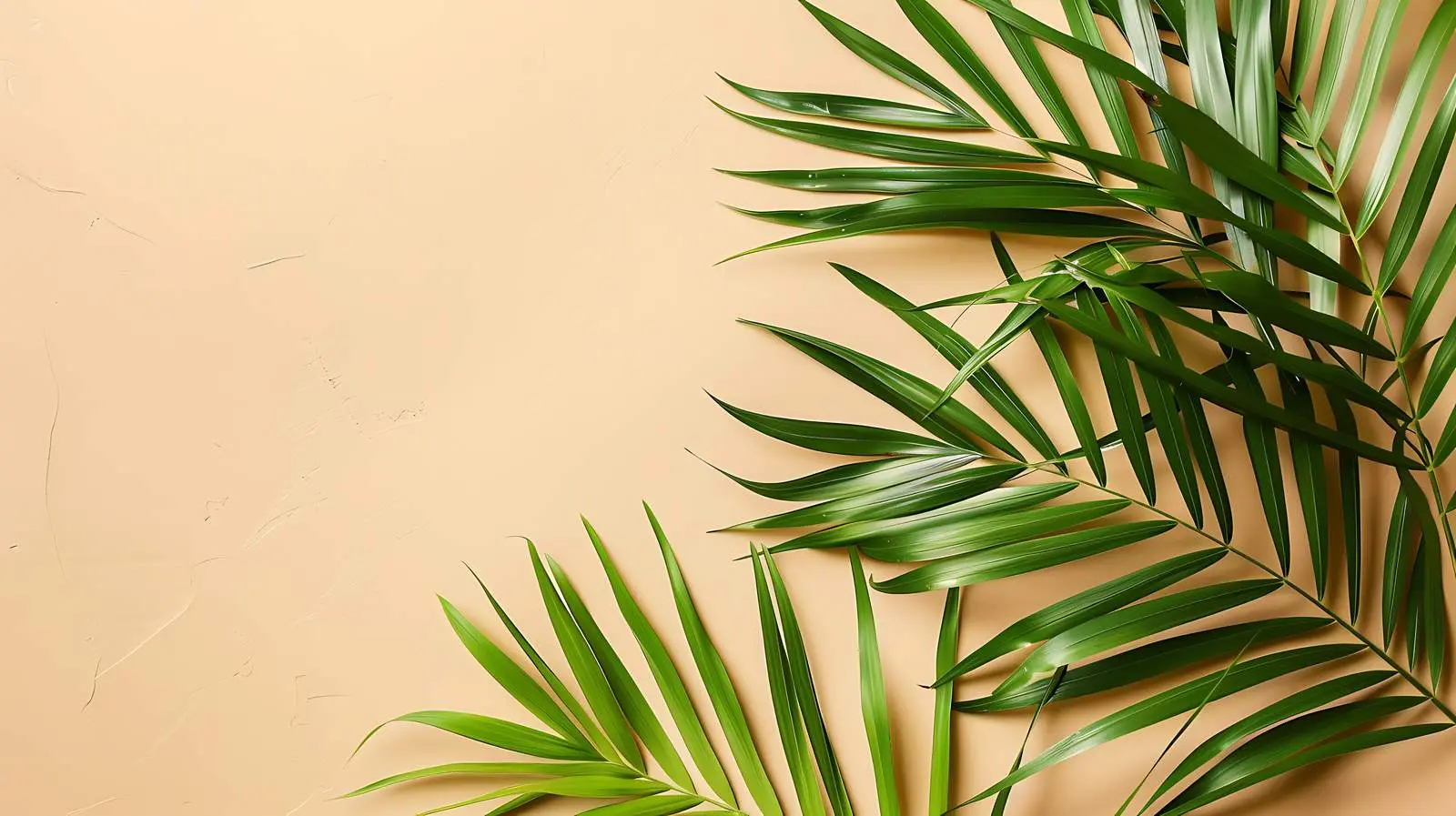 Elegant Palm Leaf on Soft Beige Background — free download from Dotvec