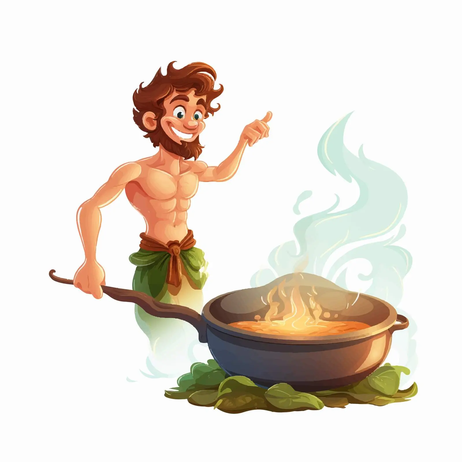 Cartoon Pan Vector Illustration Isolated — free download from Dotvec