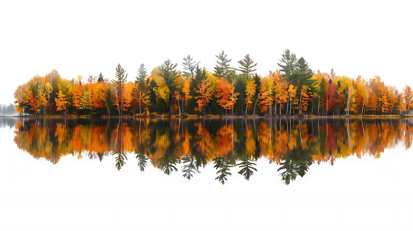 Tranquil Northern Minnesota Lake Panorama — free download from Dotvec