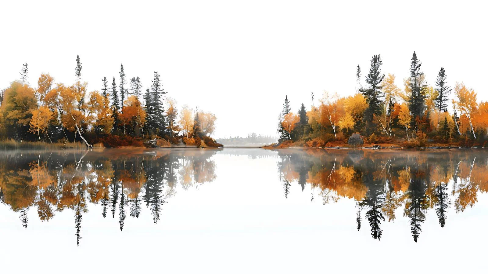 Tranquil Northern Minnesota Lake Panorama View — free download from Dotvec