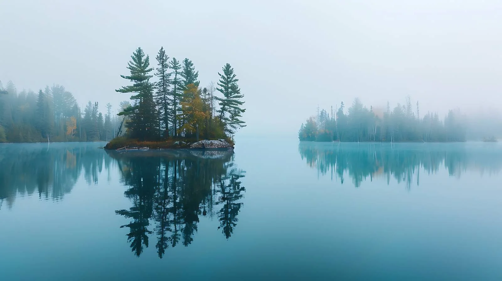 Tranquil Blue Lake in Northern Minnesota — free download from Dotvec