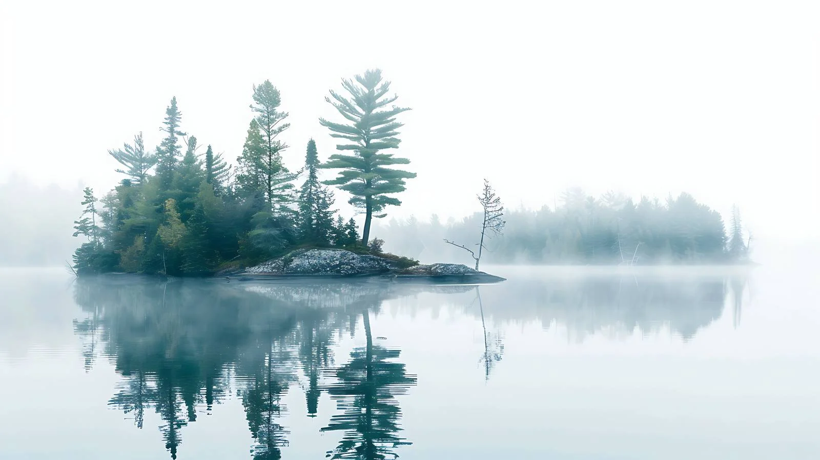 Picturesque Blue Lake in Northern Minnesota — free download from Dotvec