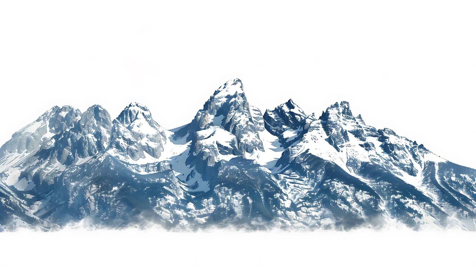 Majestic Grand Teton Range in Wyoming — free download from Dotvec