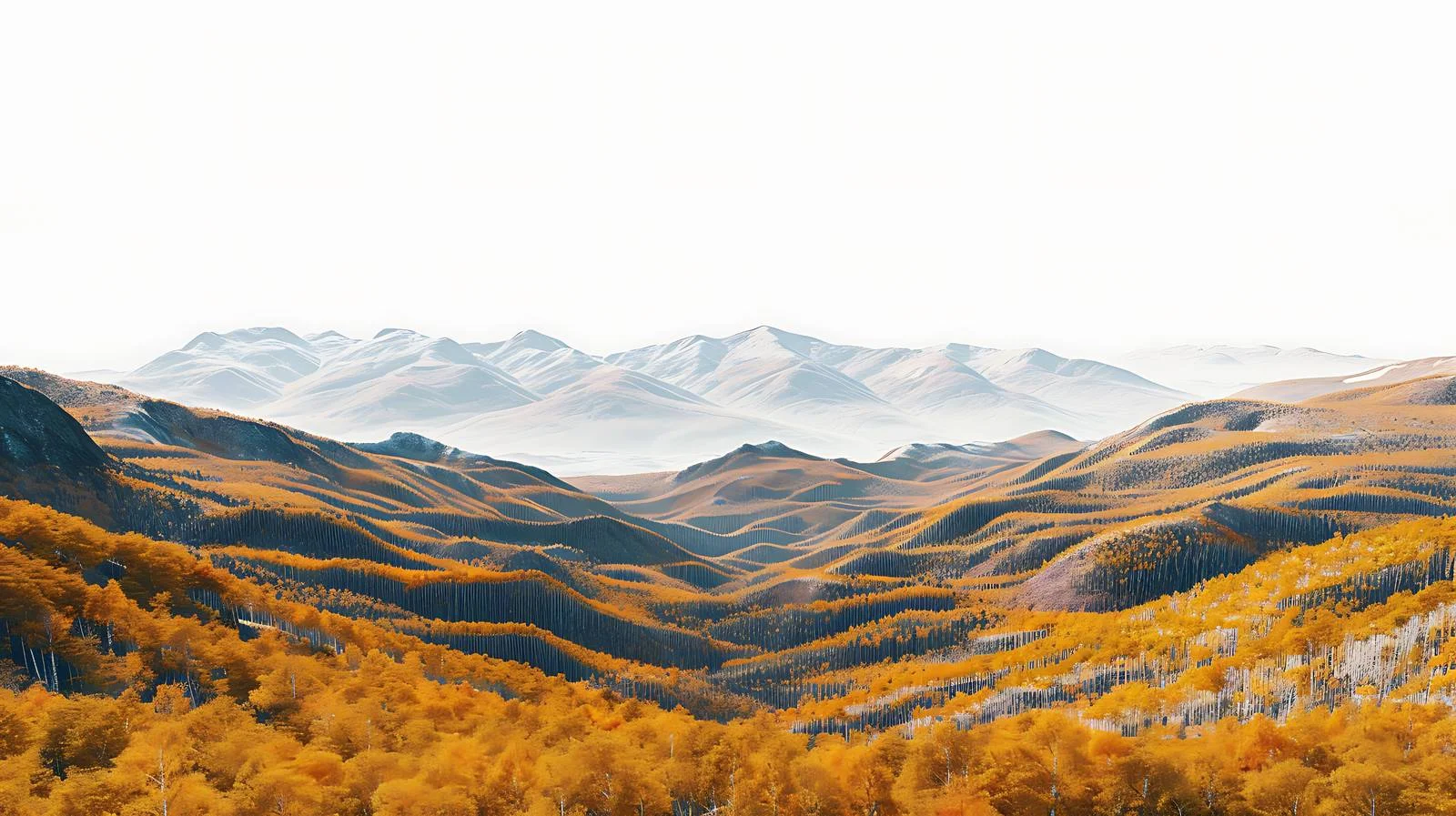 Aerial View of Autumn Mountain Panorama — free download from Dotvec