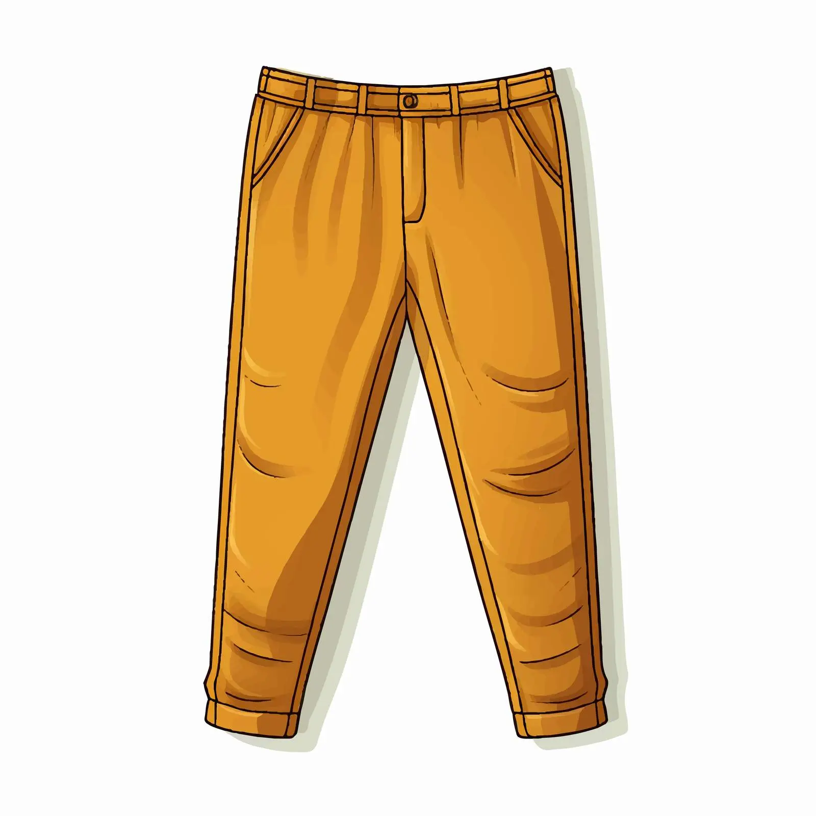 Vector Illustration of Pants on White Background — free download from Dotvec