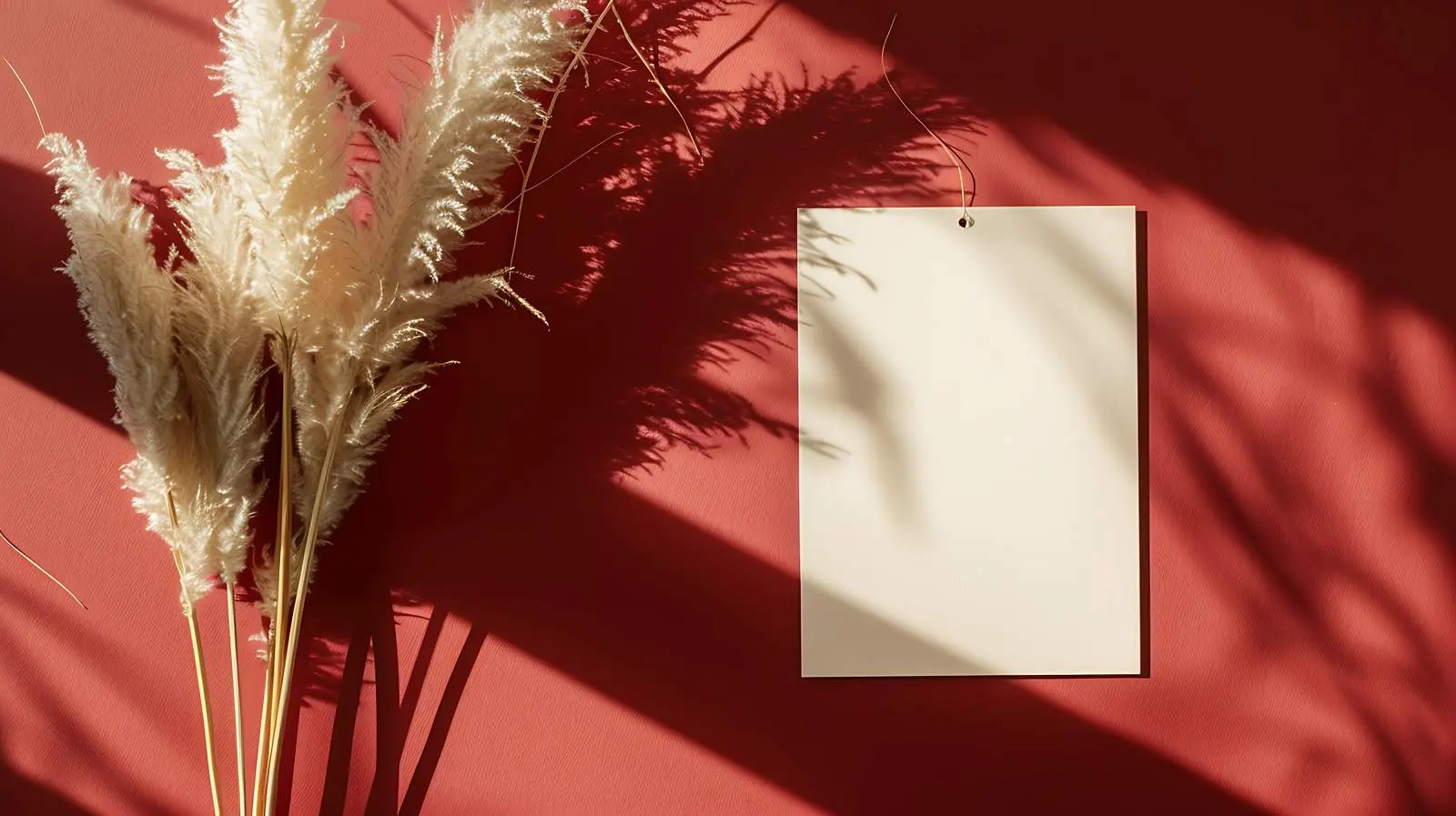 Blank Card Sheet Mockup with Dried Rabbit — free download from Dotvec