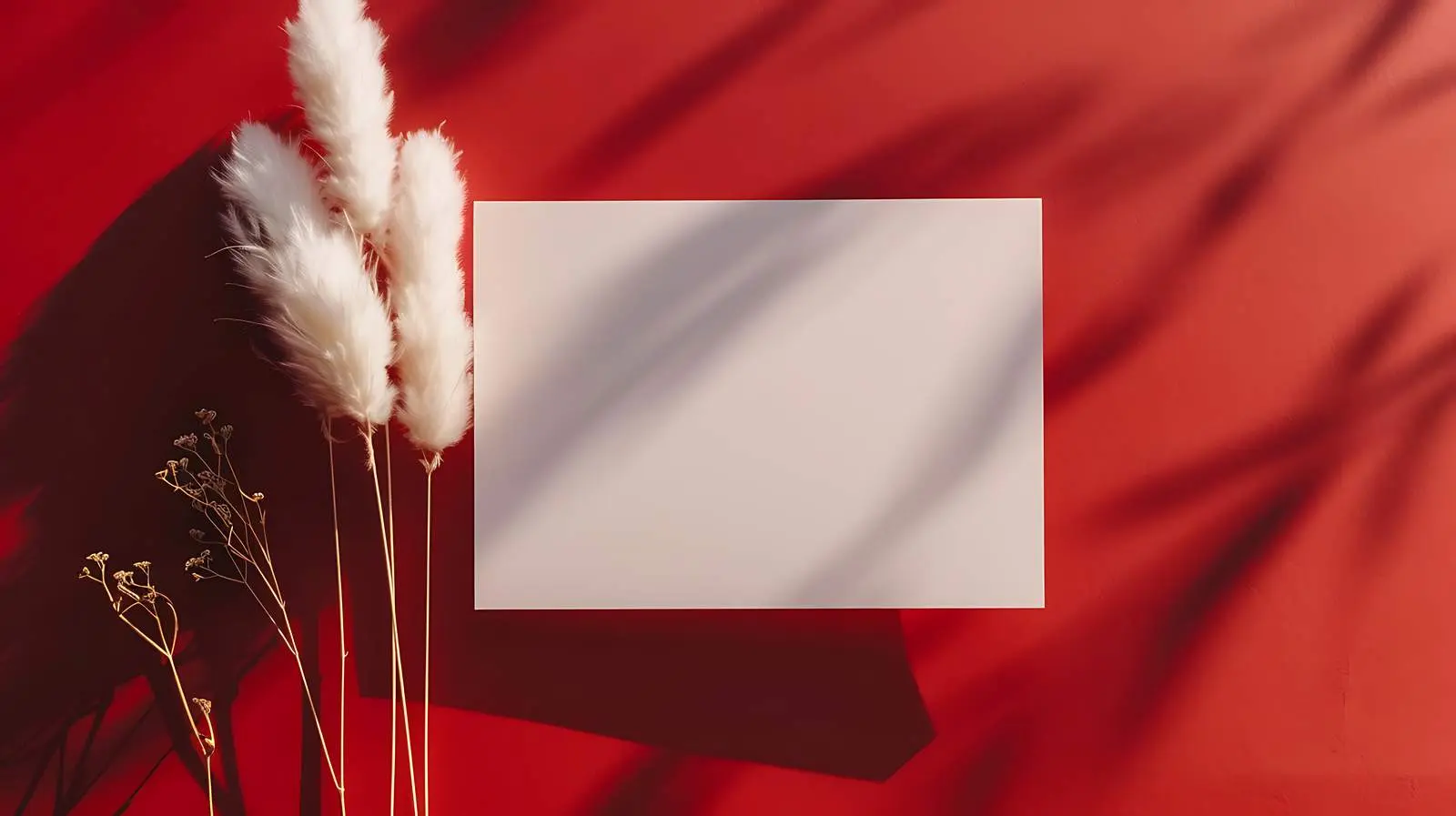 Blank Card Sheet Mockup with Dried Rabbit — free download from Dotvec