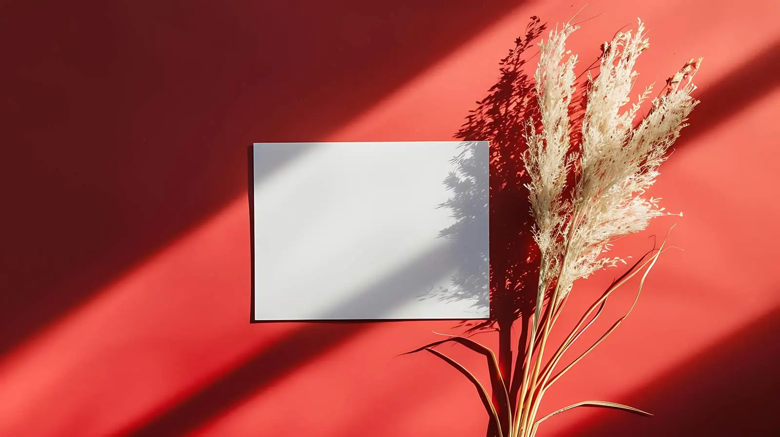 Blank Paper Card Mockup with Dried Rabbit — free download from Dotvec