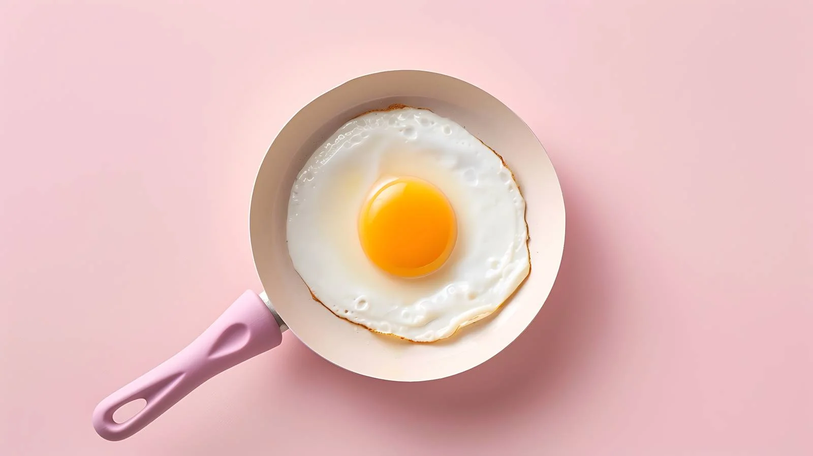Egg Cooking on Pink Pan — free download from Dotvec