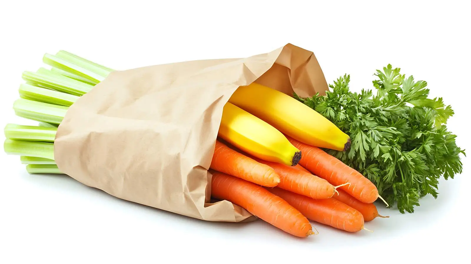 Fresh Produce in Grocery Bag — free download from Dotvec