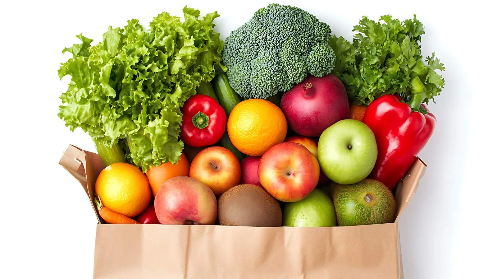 Nutritious Grocery Bag with Fresh Produce — free download from Dotvec