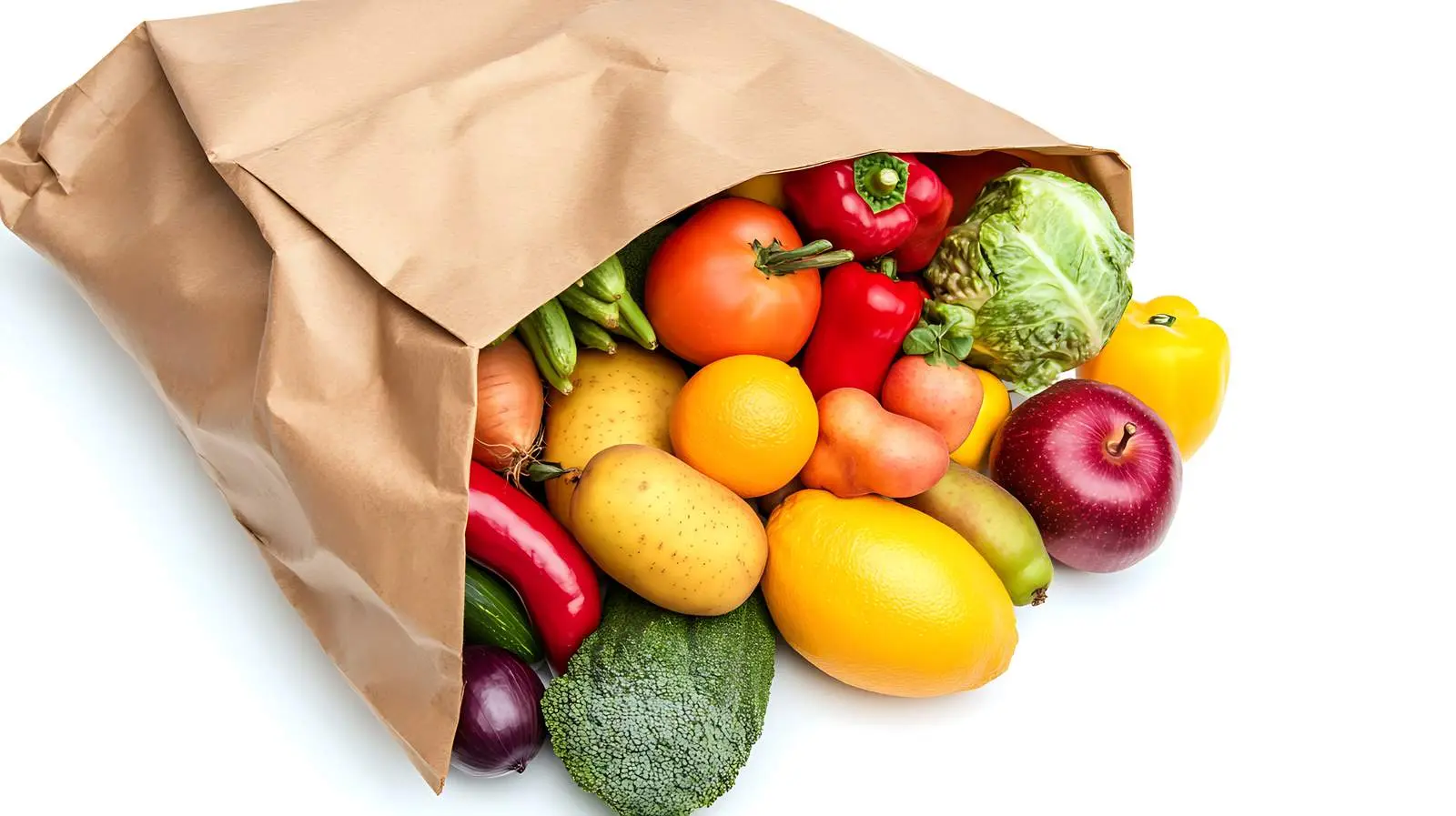 Nutritious Grocery Bag — free download from Dotvec