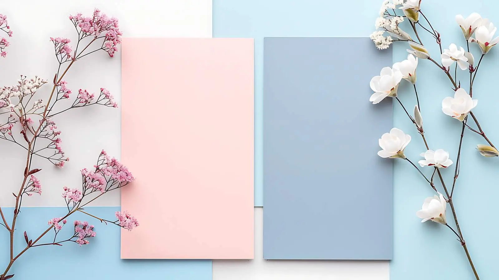 Flat Lay Paper Invitation Cards with Blank Space — free download from Dotvec