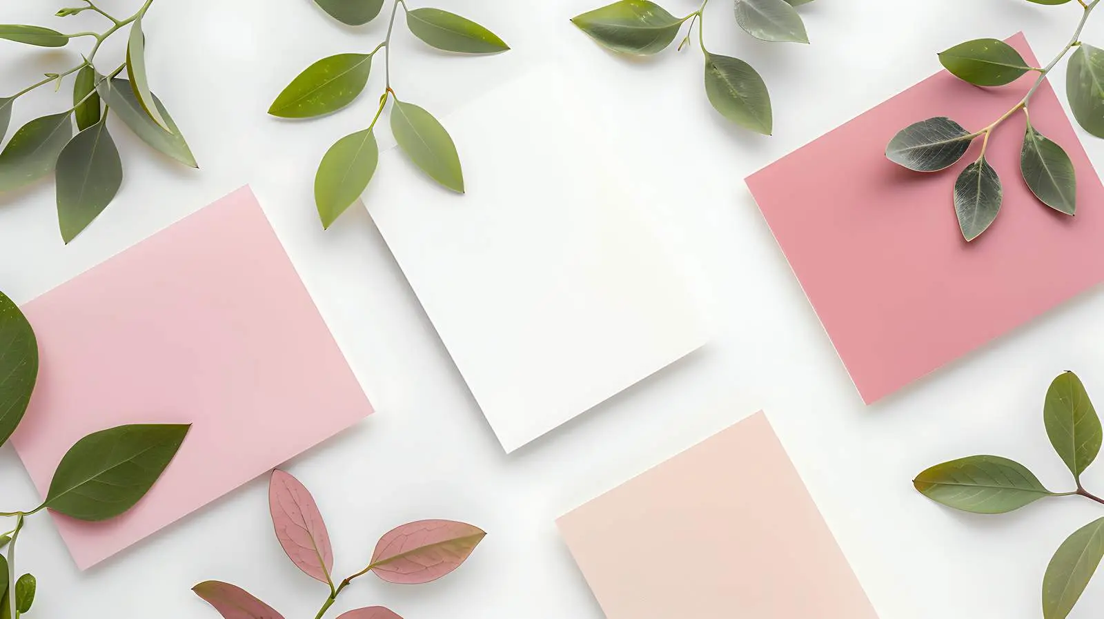 Flat Lay Paper Invitation Cards with Blank Space — free download from Dotvec
