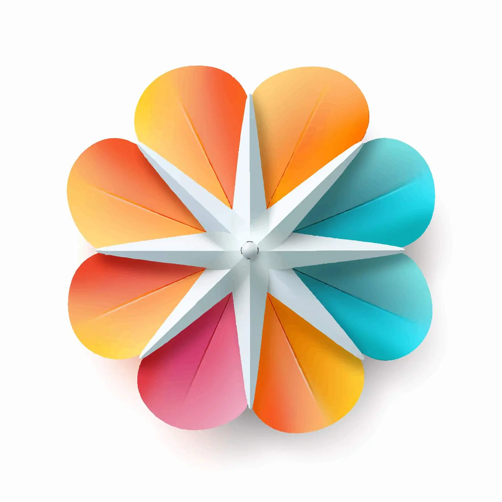 Isolated Paper Propeller Vector Illustration – free childhood creativity image from Dotvec