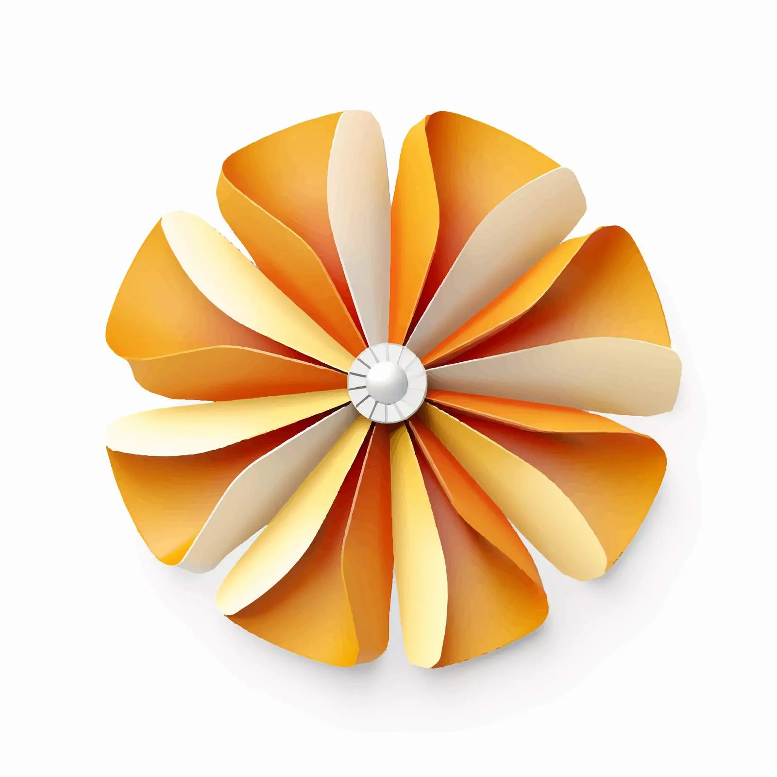 Paper Propeller Vector Illustration on White Background — free download from Dotvec