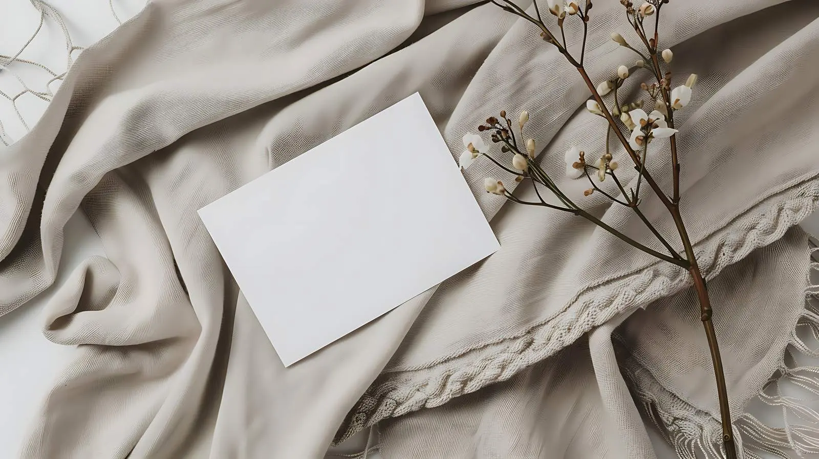 Blank Paper Invitation Card for Branding — free download from Dotvec