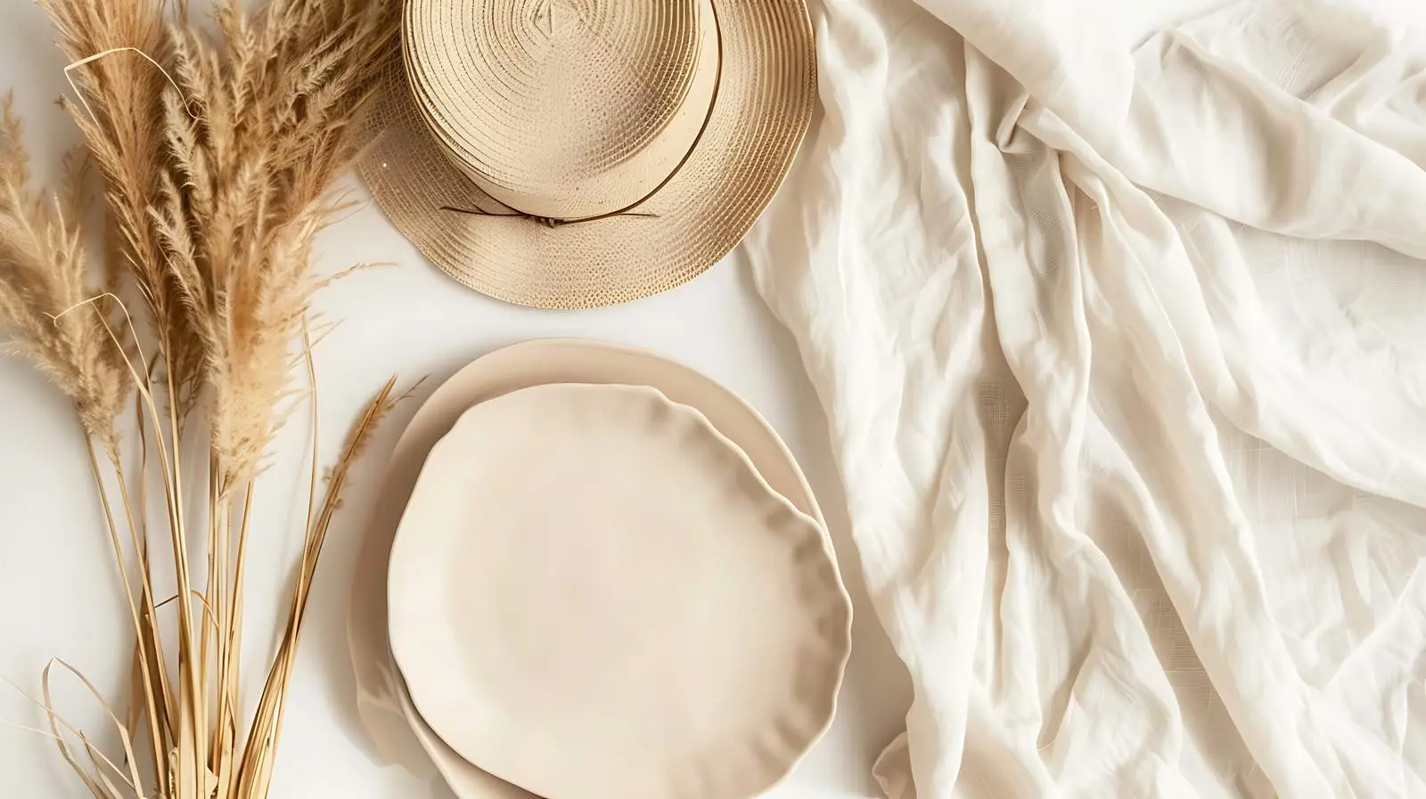 Mockup Card on Straw Hat Background — free download from Dotvec