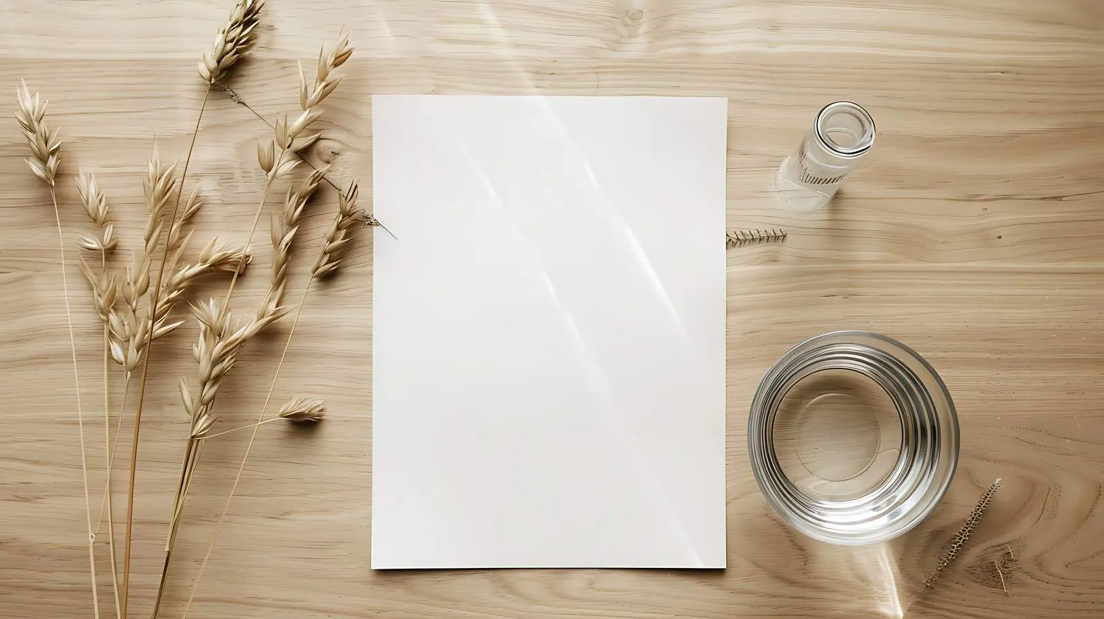 Notes on Paper with Glass of Water — free download from Dotvec