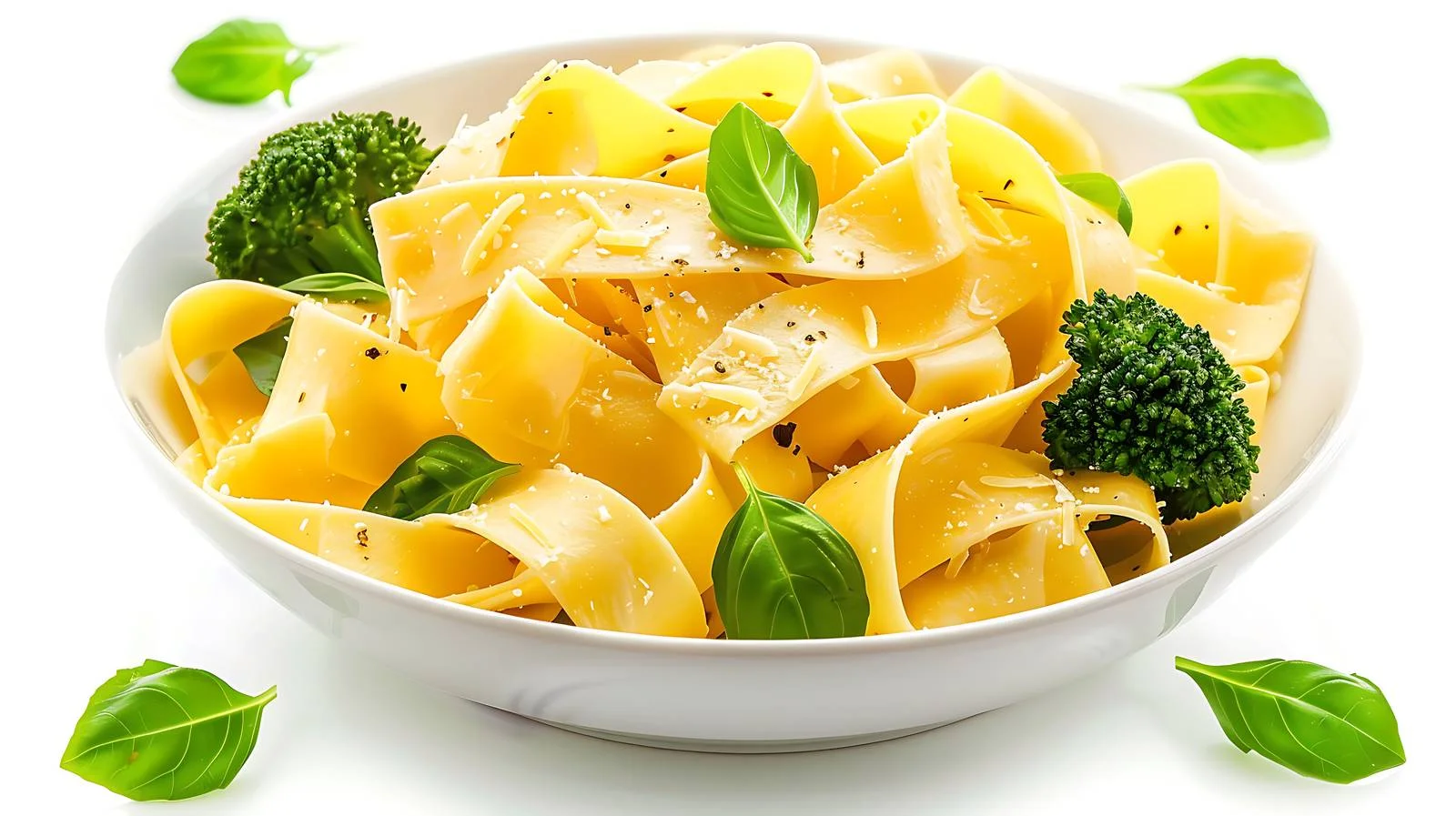 Creamy Four Cheese Pasta with Broccoli — free download from Dotvec