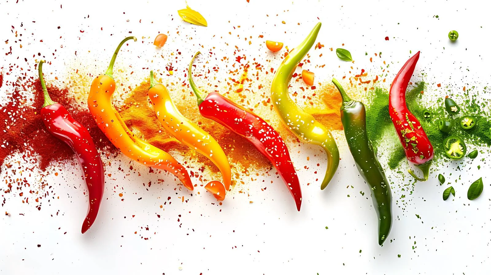 Vibrant Capsicum Paprika Peperoni Habaneros Mix — free download from Dotvec