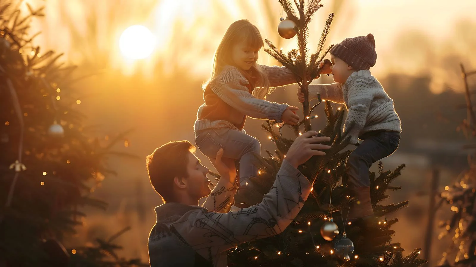 Joyful Family Christmas Decoration — free download from Dotvec