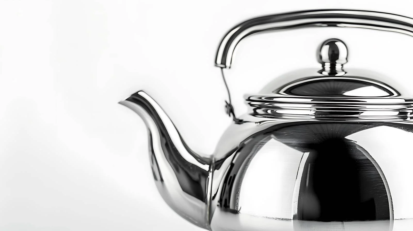 Detailed View of Stainless Steel Teapot — free download from Dotvec