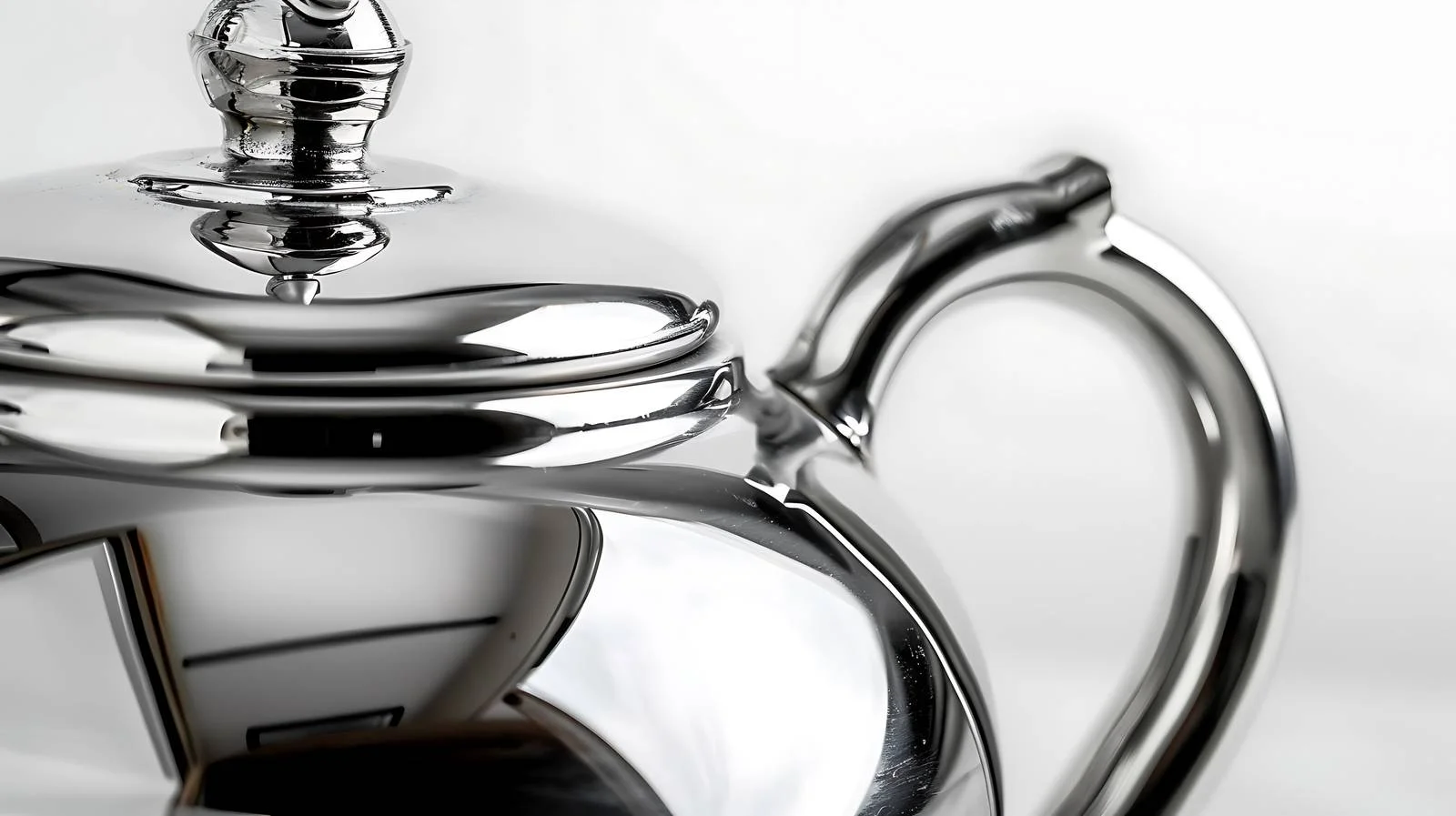 Detailed View of Stainless Steel Teapot — free download from Dotvec