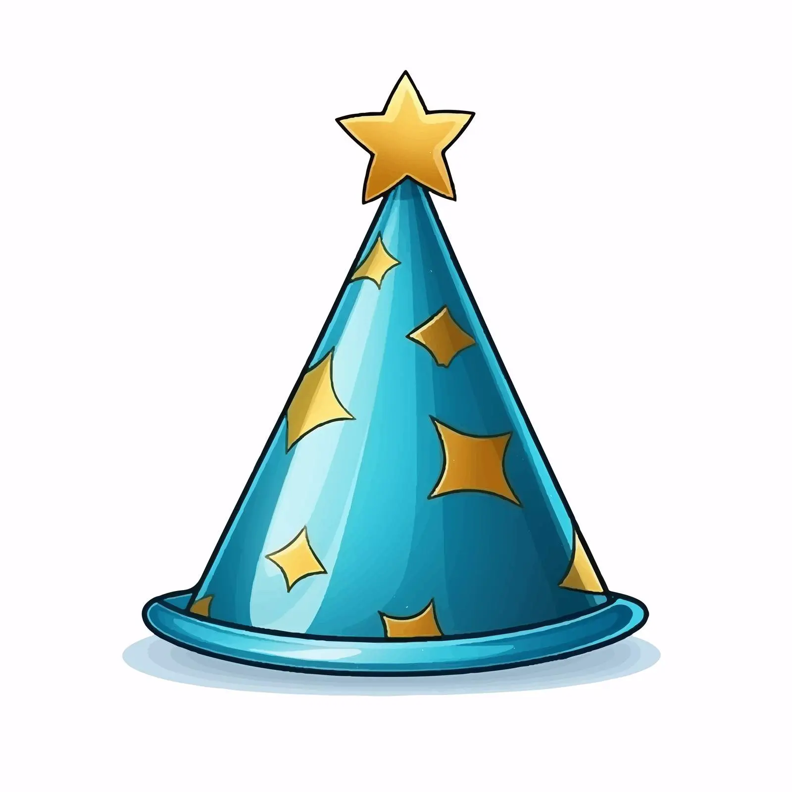 Cartoon Party Hat Celebration Icon Vector — free download from Dotvec