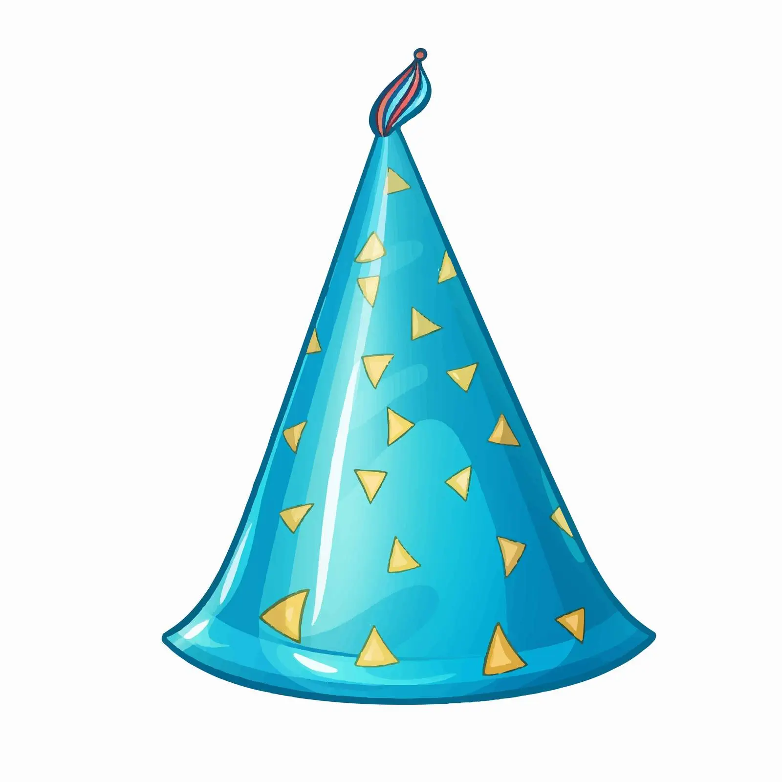 Cartoon Vector Party Hat Celebration Icon — free download from Dotvec