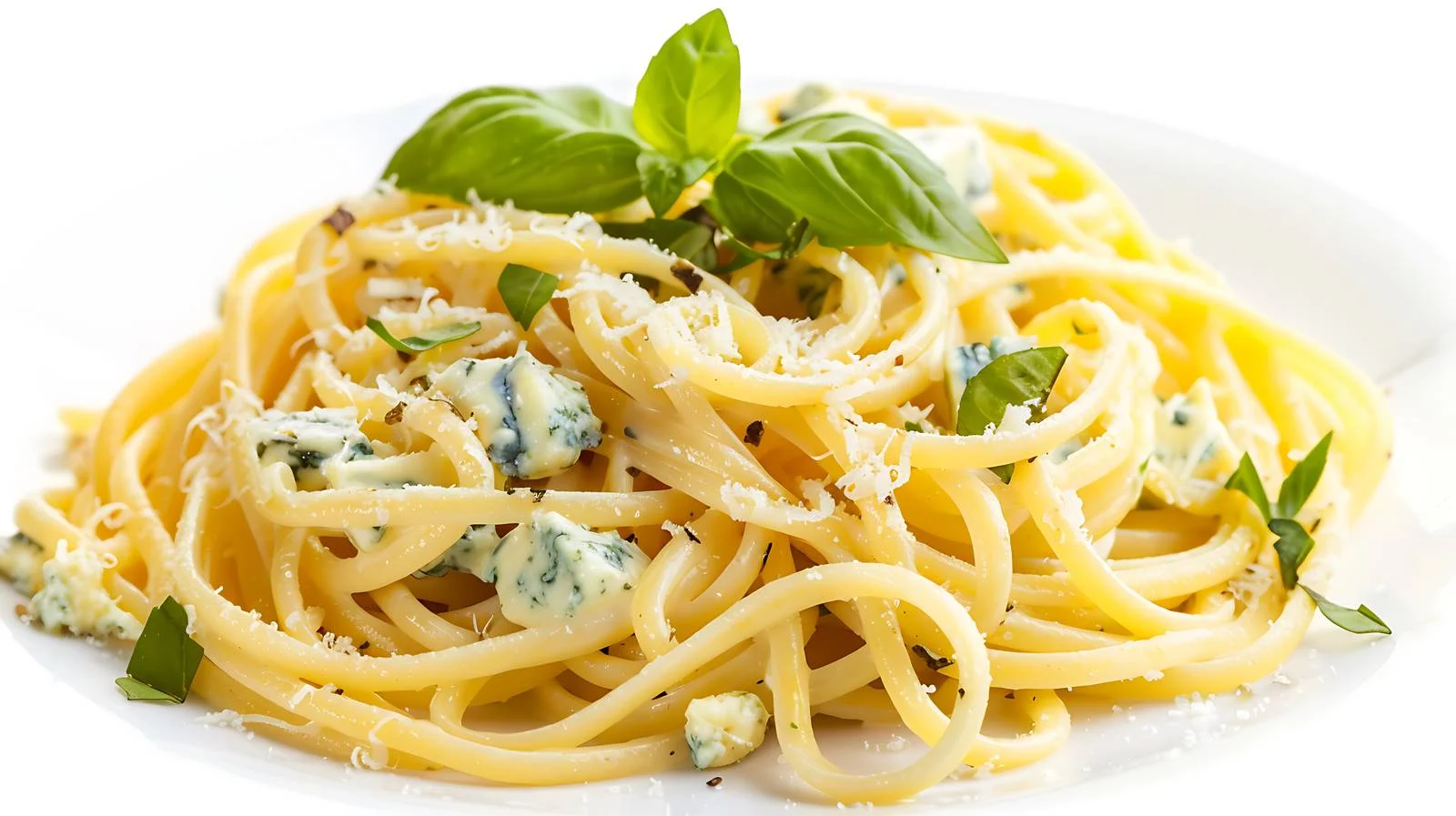 Gorgonzola Pasta on White Background — free download from Dotvec