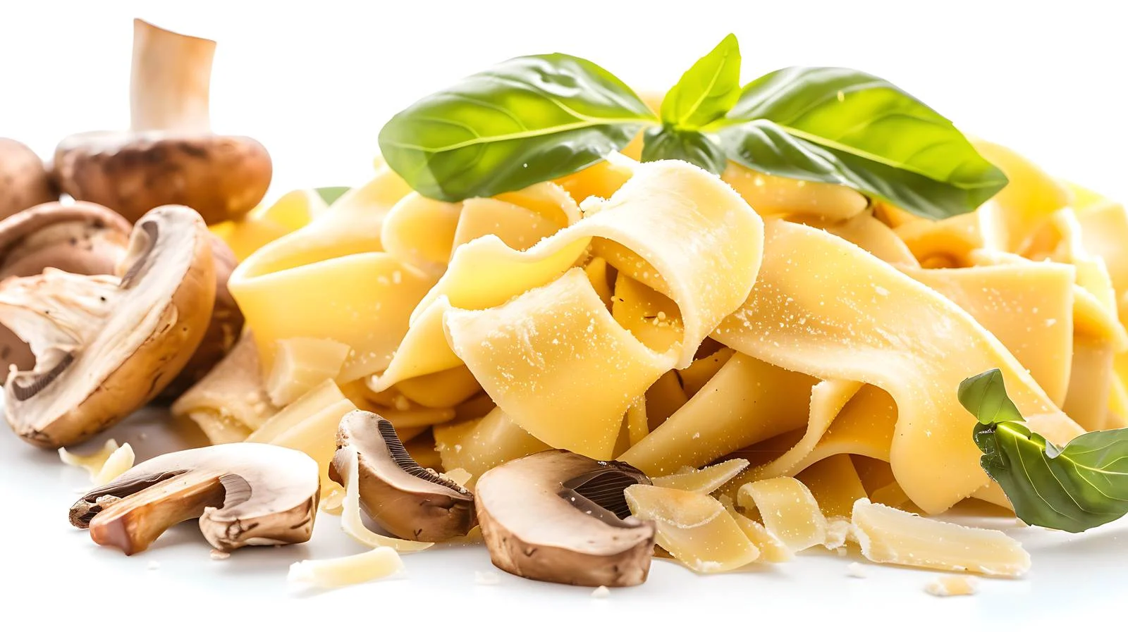 Exquisite pasta with porcini mushrooms — free download from Dotvec