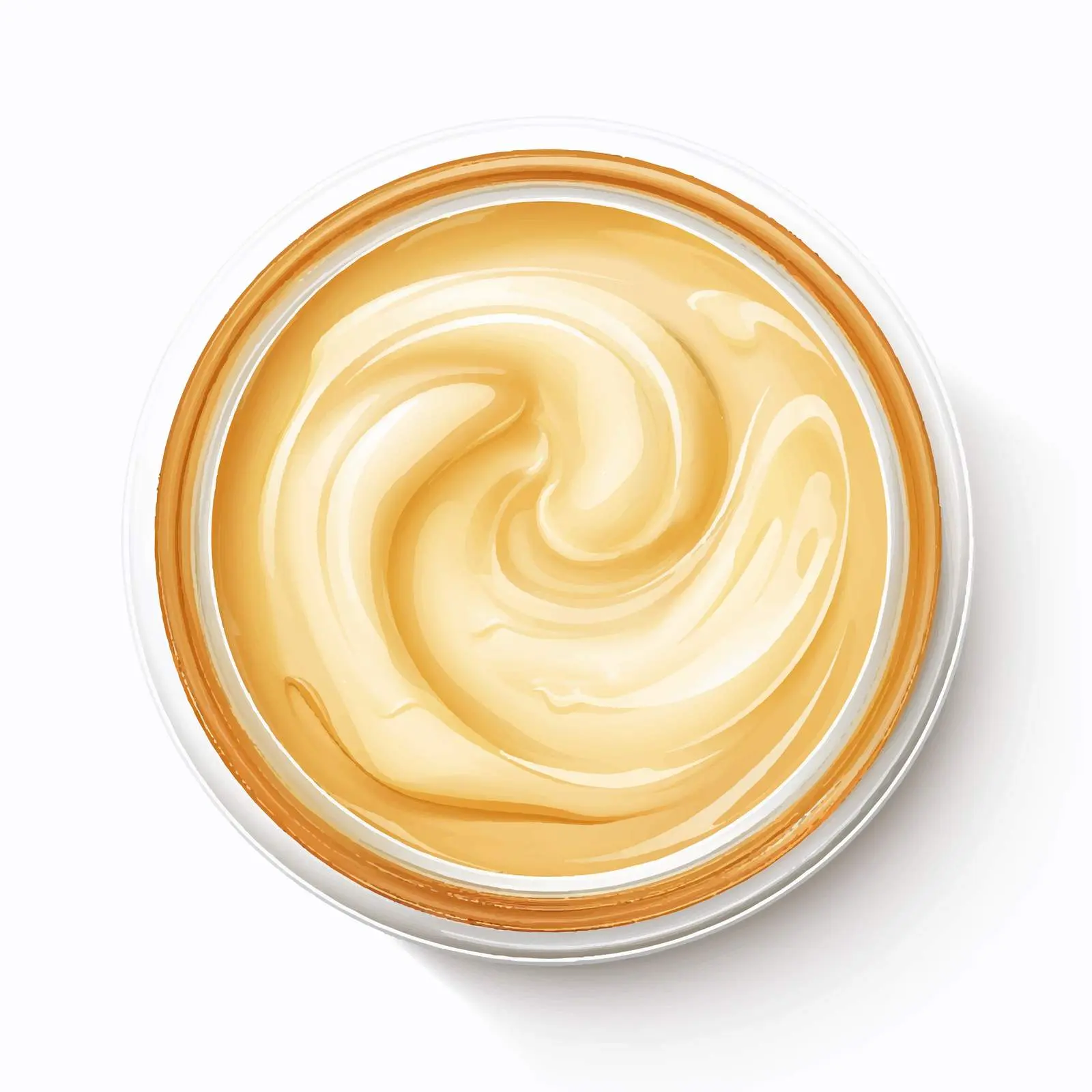 Top View Paste Vector Illustration on White Background — free download from Dotvec