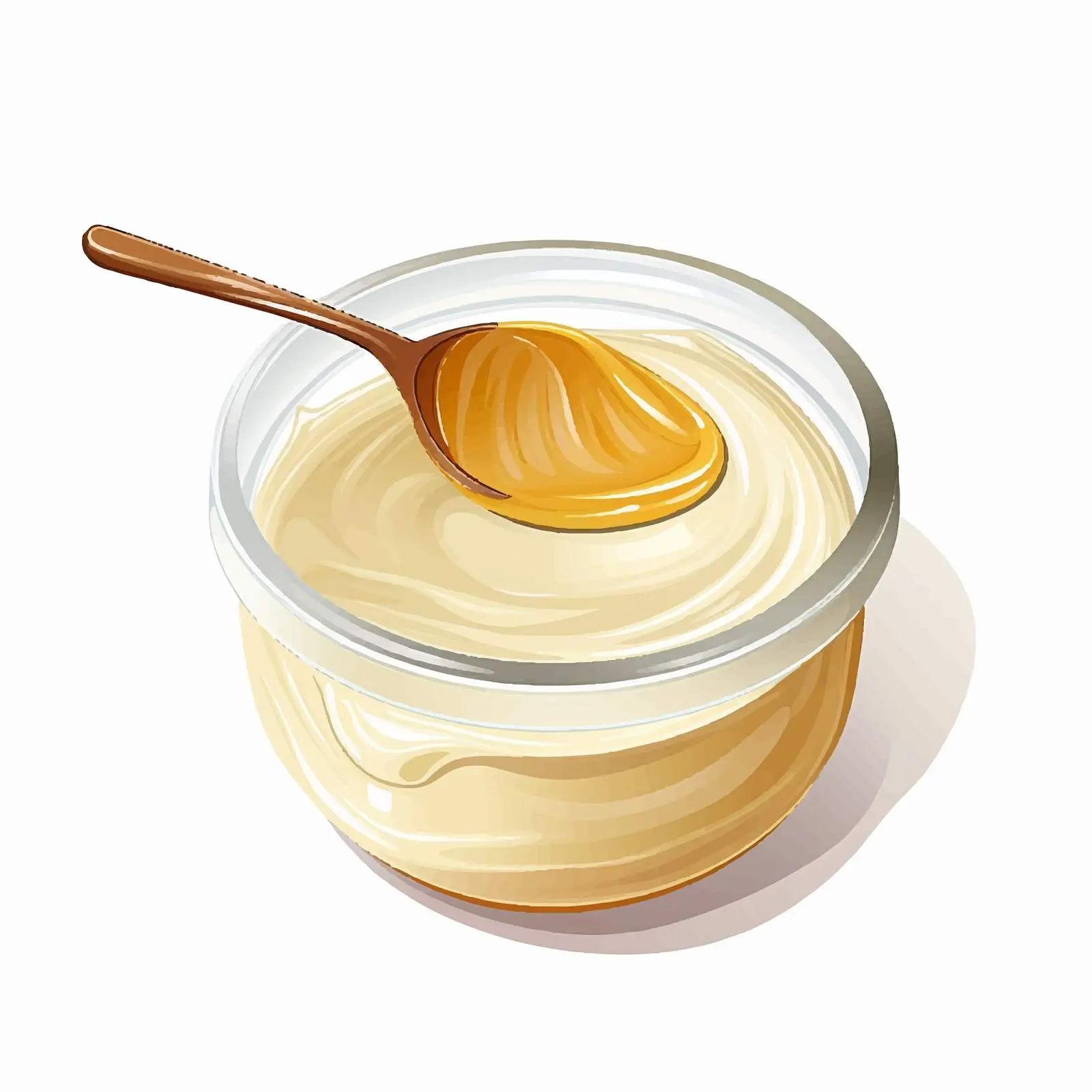 Top View Paste Vector Illustration on White Background — free download from Dotvec