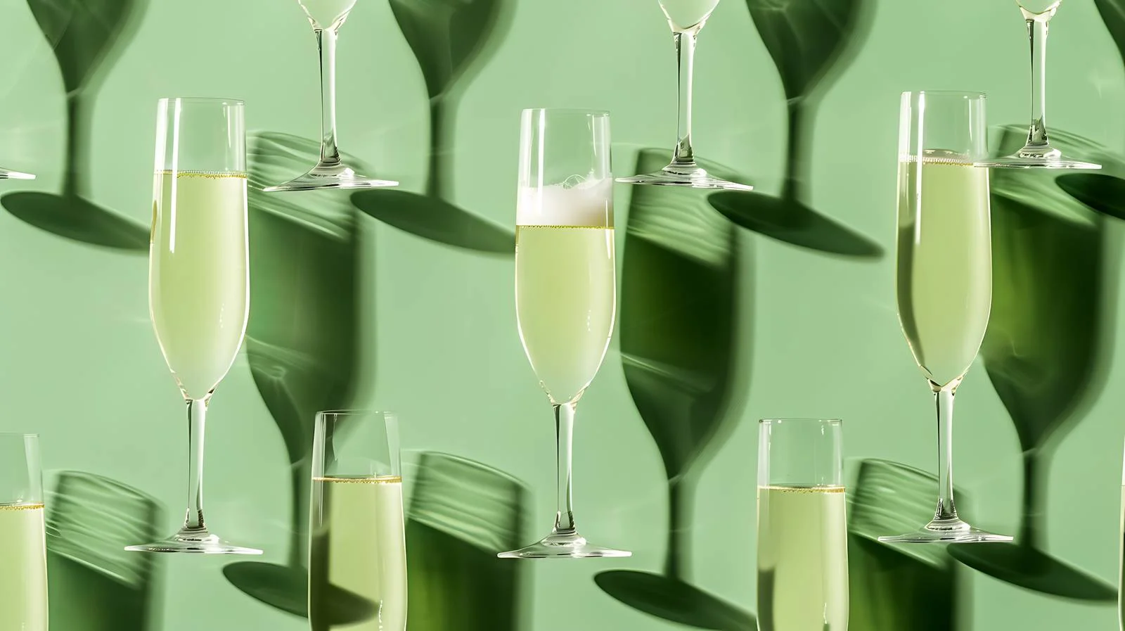 Elegant Champagne Glass Pattern — free download from Dotvec
