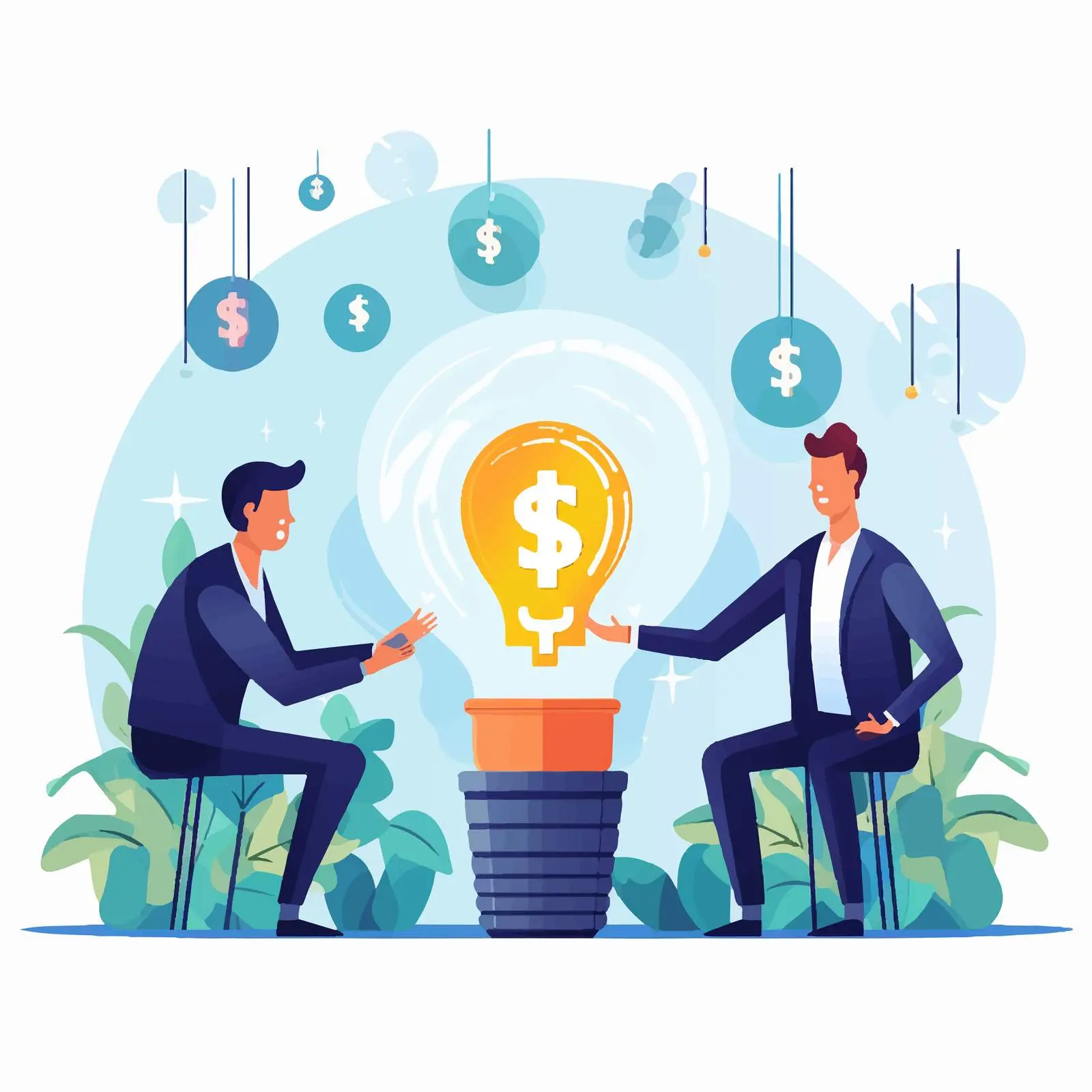 Investing in Creative Ideas for Solutions – free intellectual image from Dotvec