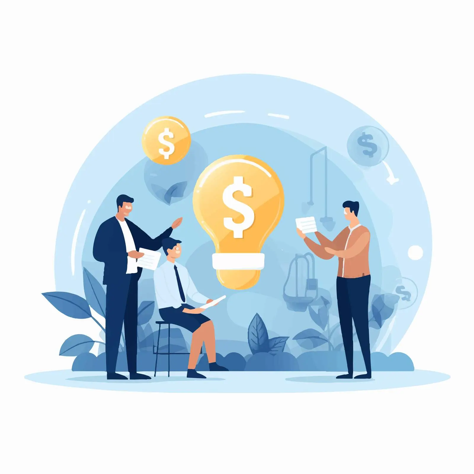 Investing in Creative Solutions and Ideas — free download from Dotvec