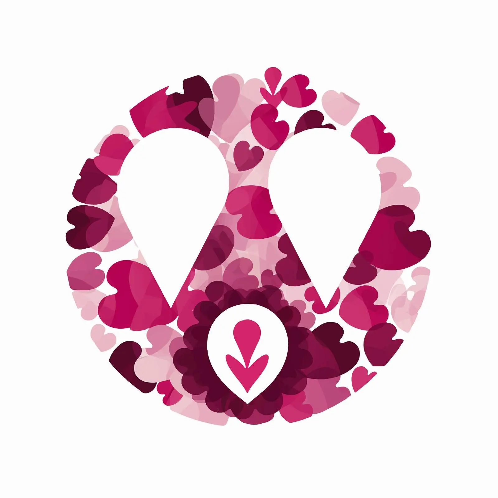 Colorful Peace Symbols Inspired by National Flags – free message of hope image from Dotvec