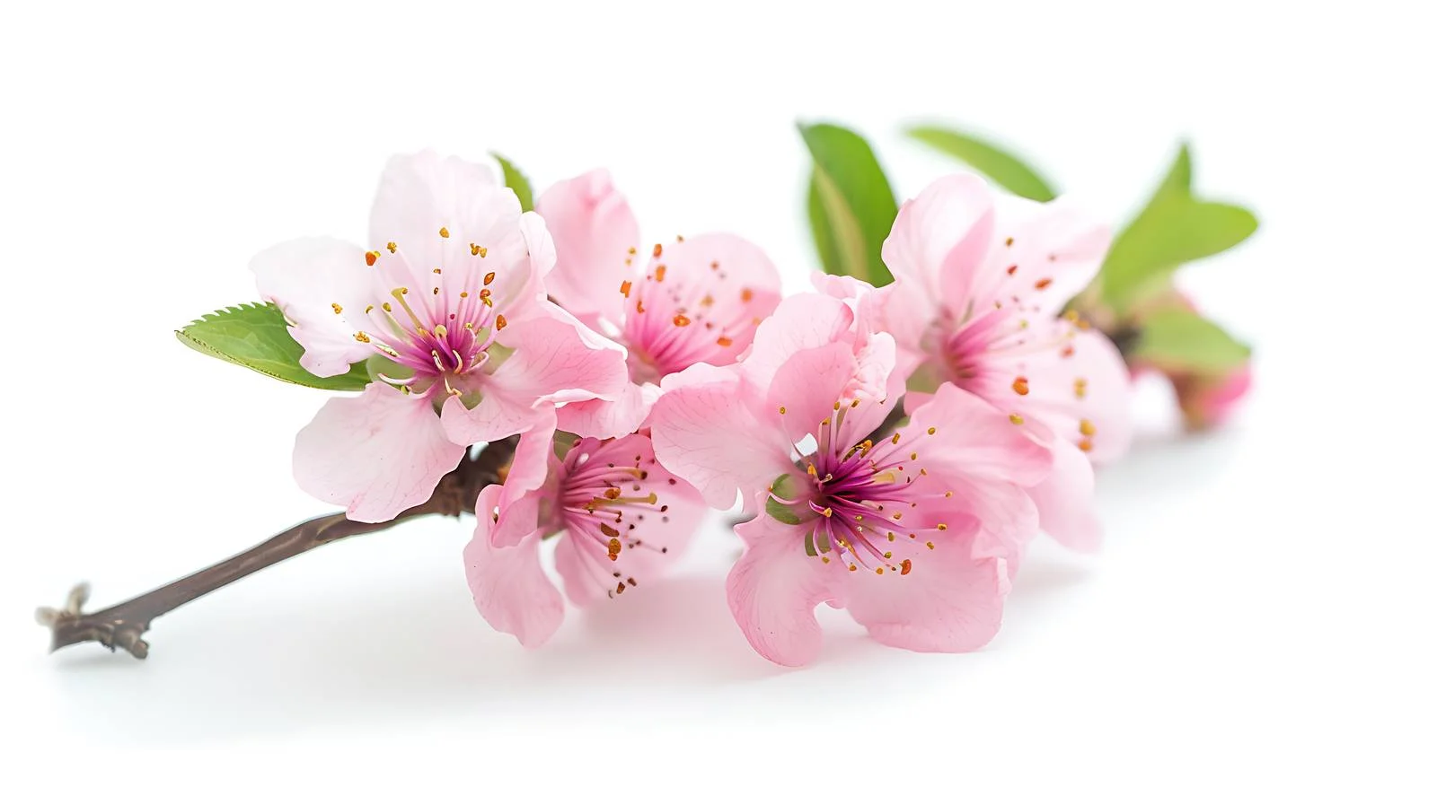 Vivid Peach Blossom in Spring Sunlight — free download from Dotvec