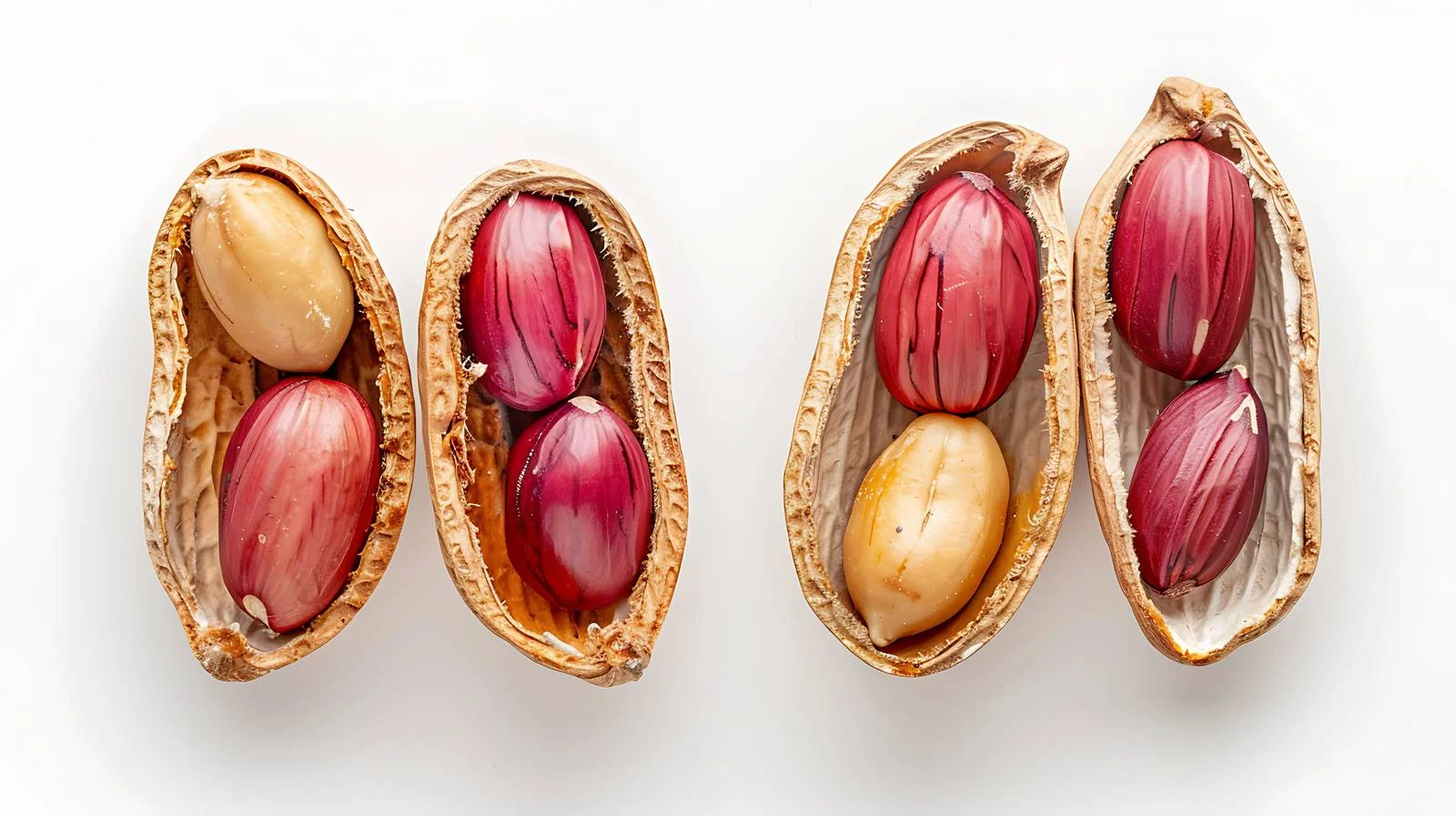 Peanut in Shell Food Background Top View — free download from Dotvec